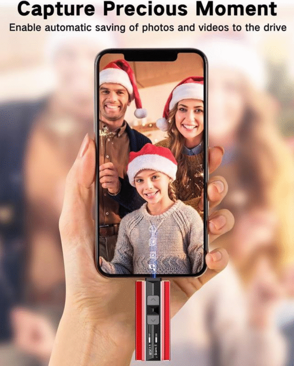 512GB Flash Drive Intended for Ipad Android and Computers, 4 in 1 Photo Stick for Phone Memory Storage Easily Backup Photos Videos, Plug and Play, No Application Required (Red) - Image 7