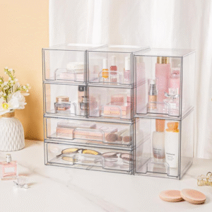 Vtopmart Stackable Storage Drawers Set of 5/8