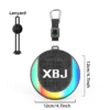 XBJ Mini Outdoor Bluetooth Speaker with LED Lights X7 Waterproof with a Compass and Emergency Charging Function, Hands-Free Speakerphone Portable - Outdoor Ideal Gift for Travel Audio Subwoofer Speakers Birthday Gift Christmas Gift Compact Micro