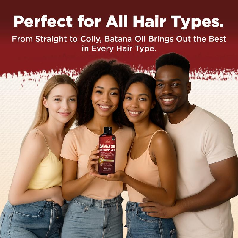 Okaga Batana Oil Conditioner – Support Hair Growth, Hydration, & Shine – 8 in 1 Formula of Natural & Organic Ingredients for Healthy Hair – (300 Ml)