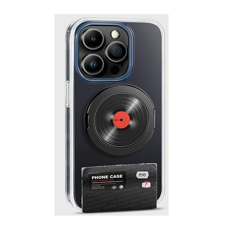 Upgraded Magnetic Stand Case for Iphone 13 14/15Pro/15Plus /14Promax CD Style with 360° Rotatable Ring Shockproof Kickstand Case Compatible with Magsafe