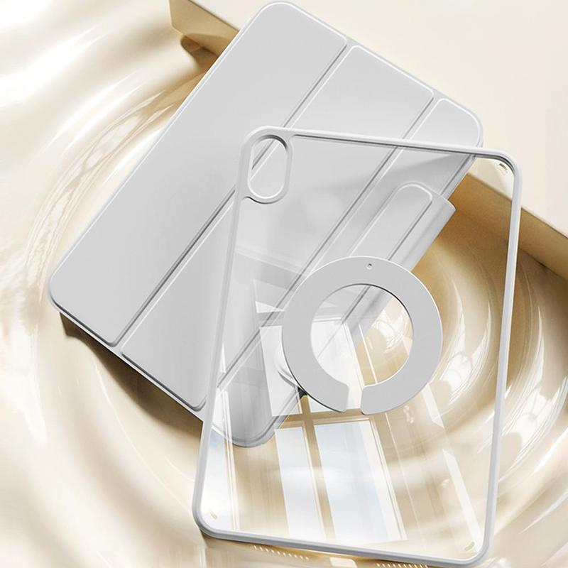 Solid Color Tablet Case (1 Count), Slim Hard Translucent Back Cover, Tablet Protective Cover, Tablet Accessories Compatible with Ipad Air Pro Mini