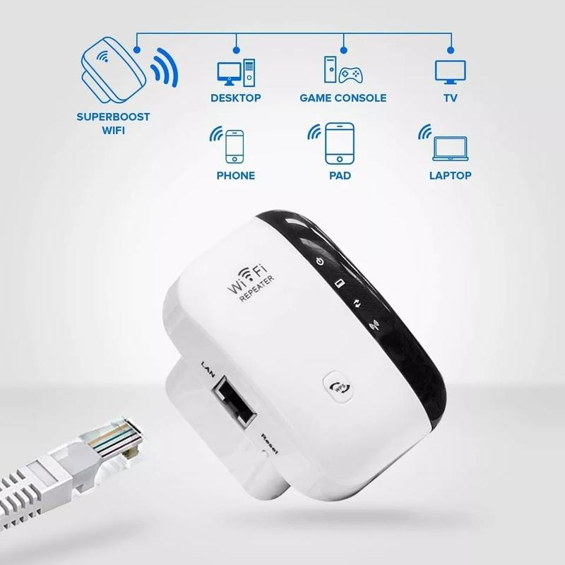 Latest Wifi Extender Covers up to 3650 Sq. Ft and 45 Devices Internet Booster with Ethernet Port Quick Setup Home Wireless Signal Booster - Image 7