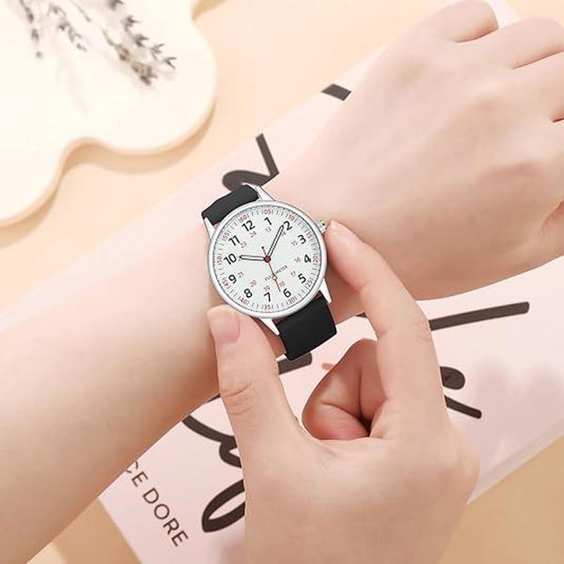 Nurse Watch for Women Waterproof Analog Silicone Watch with Second Hand Nursing Watch - Image 2