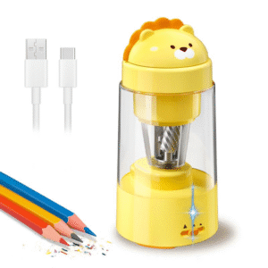 Zmol Automatic Pencil Sharpener, Electric Pencil Sharpener for Colored Pencils, Rechargeable Portable Pencil Sharpener for Colored Pencils Stationary