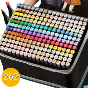 262/168/12 Alcohol Marker Pens Set Dual Tip Arkers for Drawing Sketching Coloring Illustration Card Making Ldealfor Students and Adults Art Creative Giftfor Back to School Offce Supplies Writing Tools