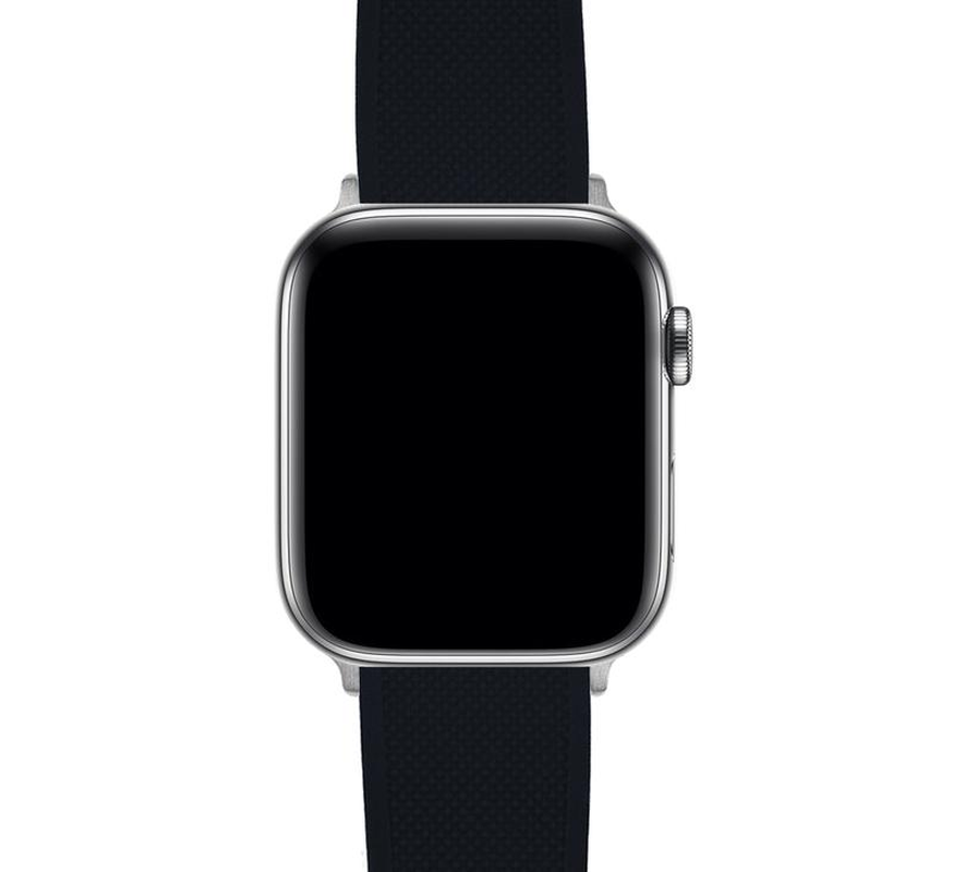 Apple Watch Elite Silicone Black Watch Band - Image 5