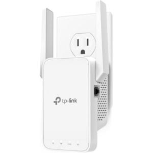 Tp-Link AC1200 Wifi Extender, 2024 Wirecutter Best Wifi Extender, 1.2Gbps Home Signal Booster, Dual Band 5Ghz/2.4Ghz, Covers up to 1500 Sq.Ft and 30 Devices ,Support Onemesh, One Ethernet Port (RE315)