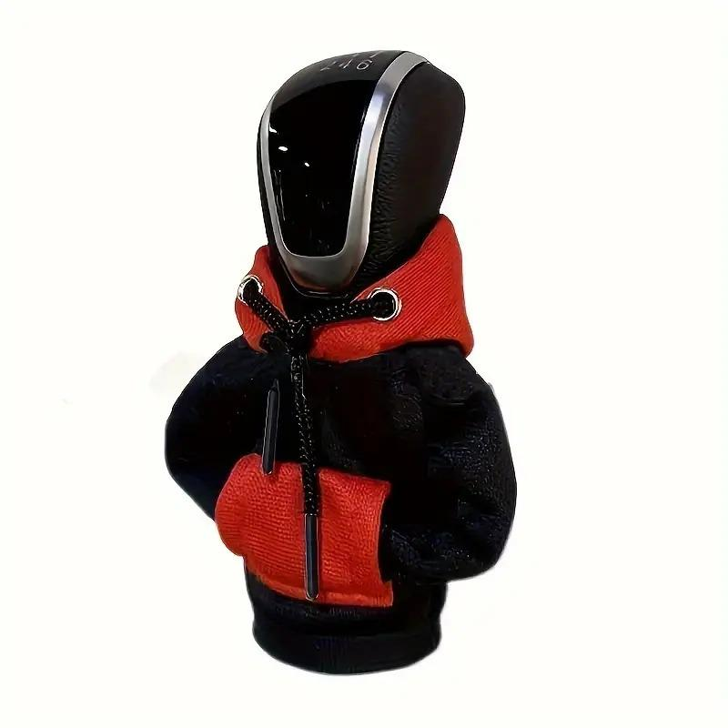 Car Gear Shift Knob Hoodie Cover, Hand Brake Cover, Funny Gear Shift Knob Protective Cover Cute Car