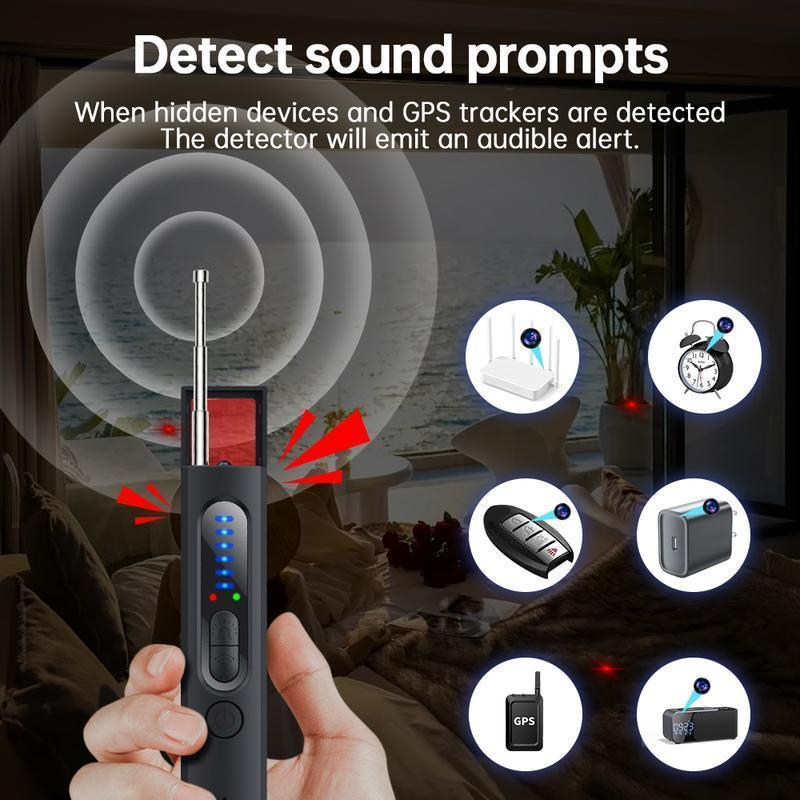 Hidden Camera Detector, Anti-Spy Camera Detector, GPS Hidden Camera Detector, Tracking Equipment Detector, Camera Detector for Hotel, Home, Office