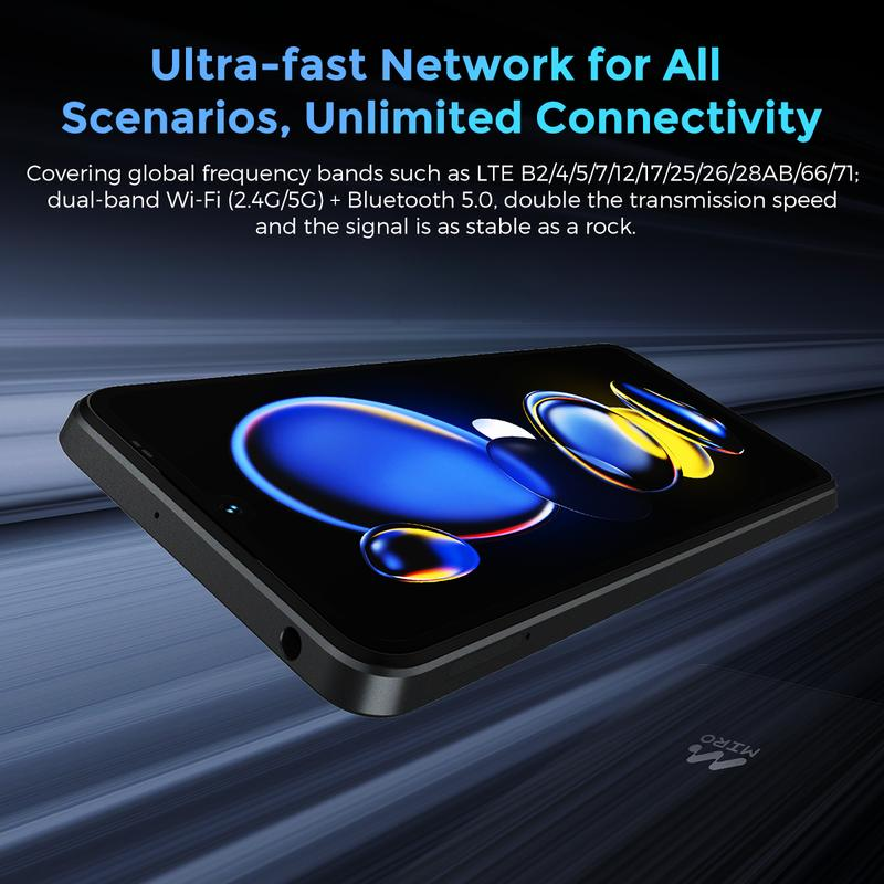 MIRO C69M Pro 6.9″ Large Screen Android 15 120Hz Display 16(8+8)GB RAM 256GB Storage 50MP Camera 5160Mah Battery Smartphone