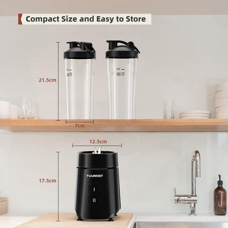 Portable Blender Cup,Electric USB Juicer Blender,Mini Blender Portable Blender for Shakes and Smoothies, Juice,380Ml, Six Blades Great for Mixing,Pink,Black,Purple