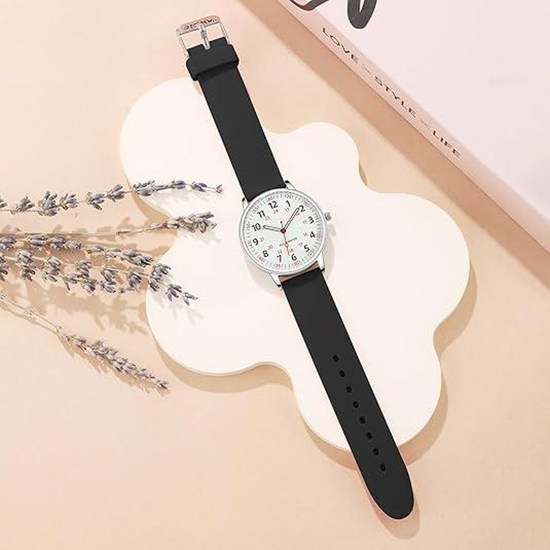 Nurse Watch for Women Waterproof Analog Silicone Watch with Second Hand Nursing Watch - Image 4