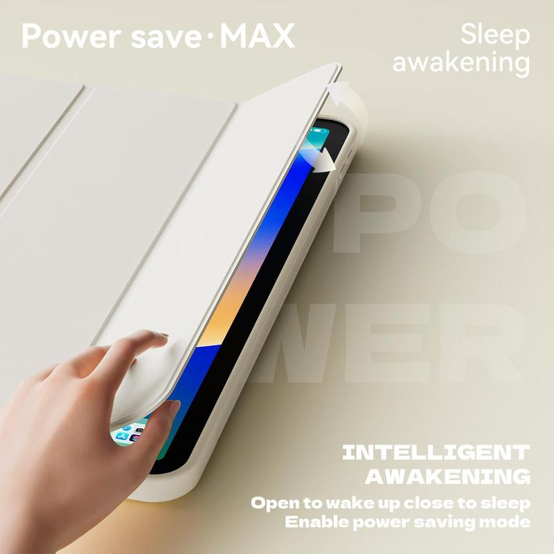 Magnetic Auto Sleep/Wake Tablet Case, 1 Count Soft TPU Back Protective Cover, Tablet Protector Compatible with Ipad, Durability