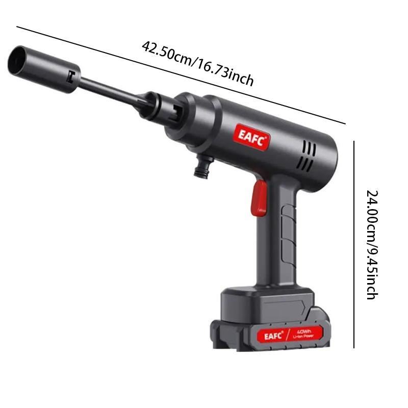 Portable Car Wash Cleaning Machine, Electric Cordless High Pressure Car Wash Gun Washer, High Pressure Car Wash Cleaning Machine, Foam Generator Spray Cleaner Tools for Cleaning Car, Garden, Floors, Car Accessories - Image 6