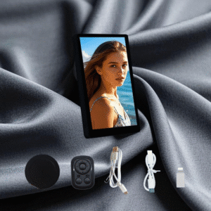 Magnetic Phone Selfie Monitor Screen, 1 Count Selfie Monitor Screen with BT Remote Control, Wireless Connection Selfie Accessories for Phone