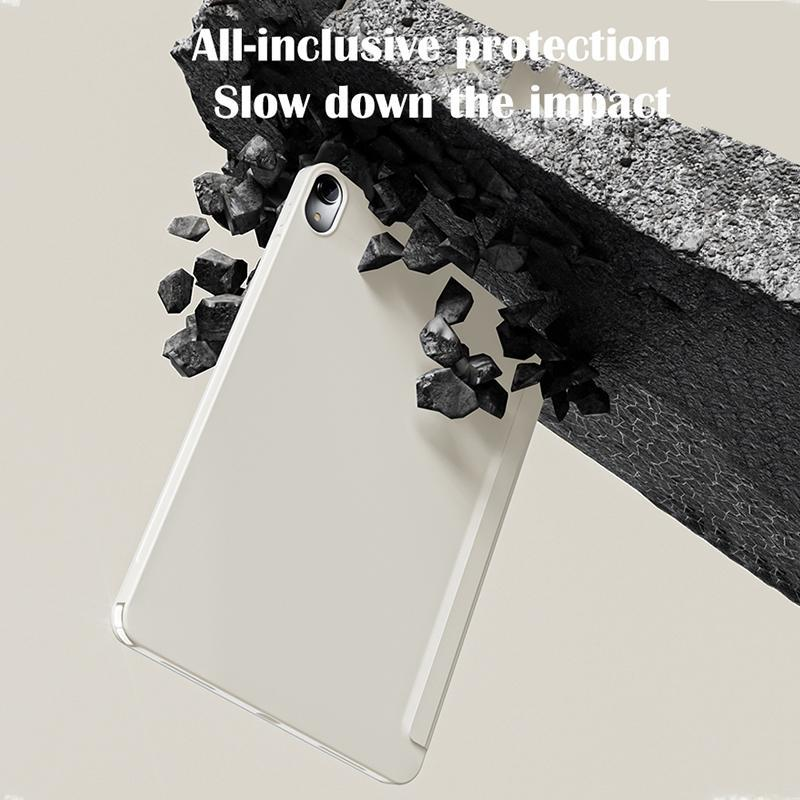 Case for Ipad Air 4Th Generation 2020, Ipad Air 4 10.9 Inch Case, [Support 2Nd Gen Apple Pencil Charging] Translucent Frosted Protective Smart Back Cover for Ipad Air 4 10.9″ 2020, Rose Gold