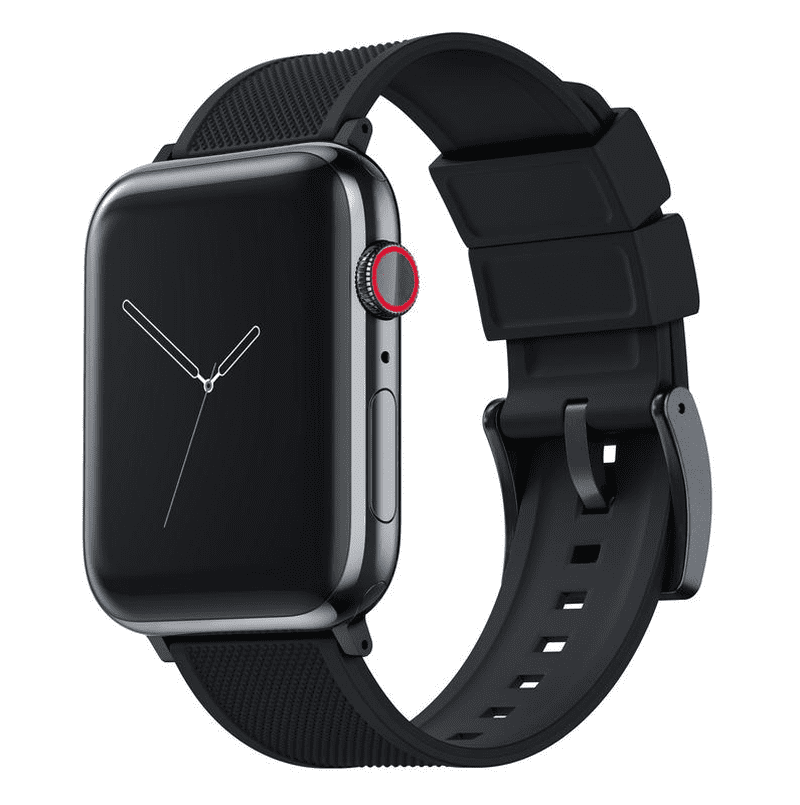 Apple Watch Elite Silicone Black Watch Band