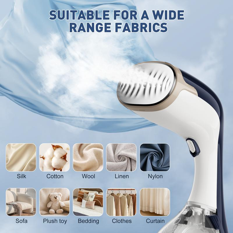 Travel Steam Iron,1200W Portable Steam Iron for All Fabrics,30 Seconds Heat Up, Fast Wrinkle Removal,300Ml Handheld Garment Steam Iron for Home,Office (Only for 120V)，0Ml Handheld Garment,Father’S Day Gifts for Dad