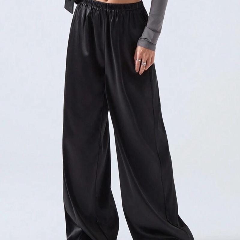 Women’S Winter Pallazzo Leathe Trouser – Fashionable Bottom for Ladies – Womenswear