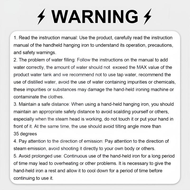 Portable Handheld Fast Heating Garment Steamer, Household 120Ml Water Tank Ironing Machine for Travel & Home Use