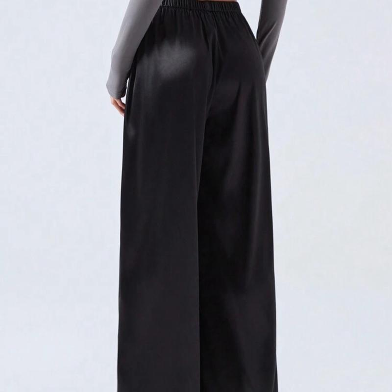 Women’S Winter Pallazzo Leathe Trouser – Fashionable Bottom for Ladies – Womenswear