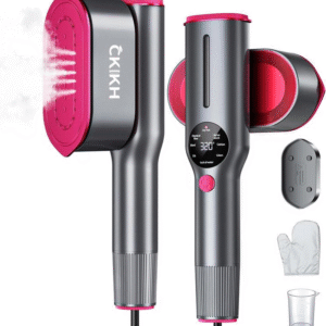 Steamer for Clothes, Portable Clothes Steamer 1200W, 5-Second Fast Heat-Up Travel Steamer for Garments, Handheld Clothing Steamer Iron, 25G/Min Powerful Steam Output Fabric Wrinkle Remover for Home