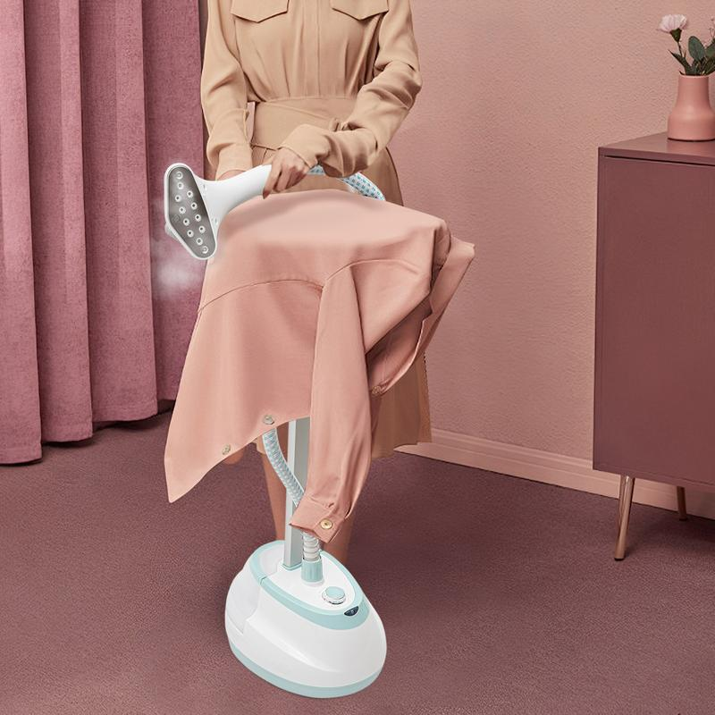 Garment Steamer for Clothes Standing Flat Hanging Ironing Suitable for All Fabric Types, Rapid Heats, with Garment Hanger, Ironing Board, Ironing Gloves