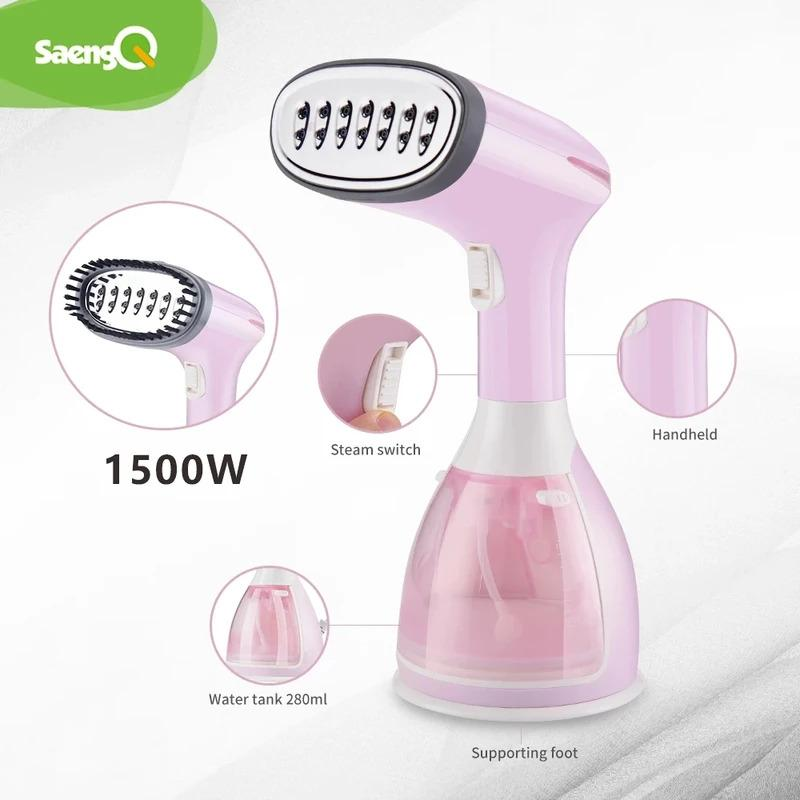 Handheld Garment Steamer 1500W Electric Household Fabric Steam Iron 280Ml Portable Vertical Fast-Heat for Clothes Ironing