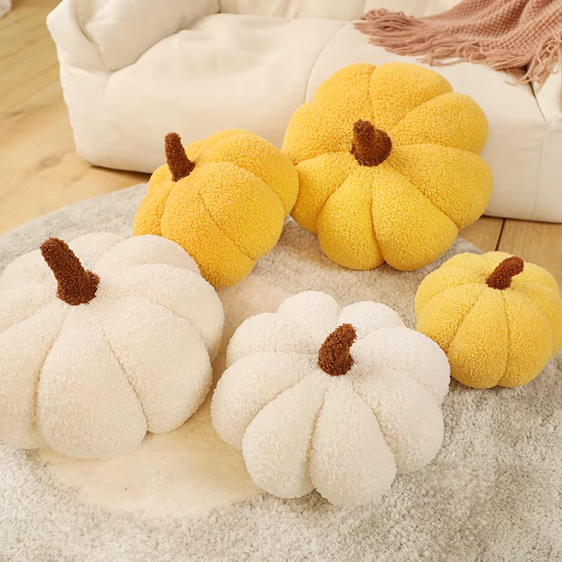 20CM Hot Sale Plush Pumpkin Toys Soft Stuffed Plant Plushie Pillow Cushion Home Party Halloween Decoration Kids Gifts