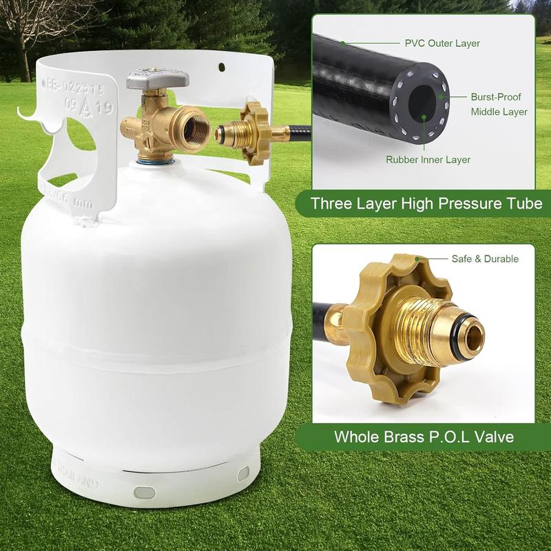 NEW Propane Torch Weed Burner Kit, Weed Torch Blow Torch with 10FT Hose, Heavy Duty Garden Torch with Turbo Trigger for Flame Weeding,Roofing, Melting Ice Snow