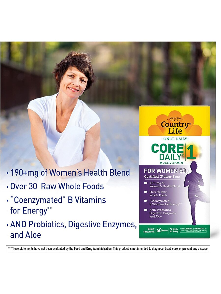 Core Daily 1® Multivitamin for Women 50+ – 60 Tablets