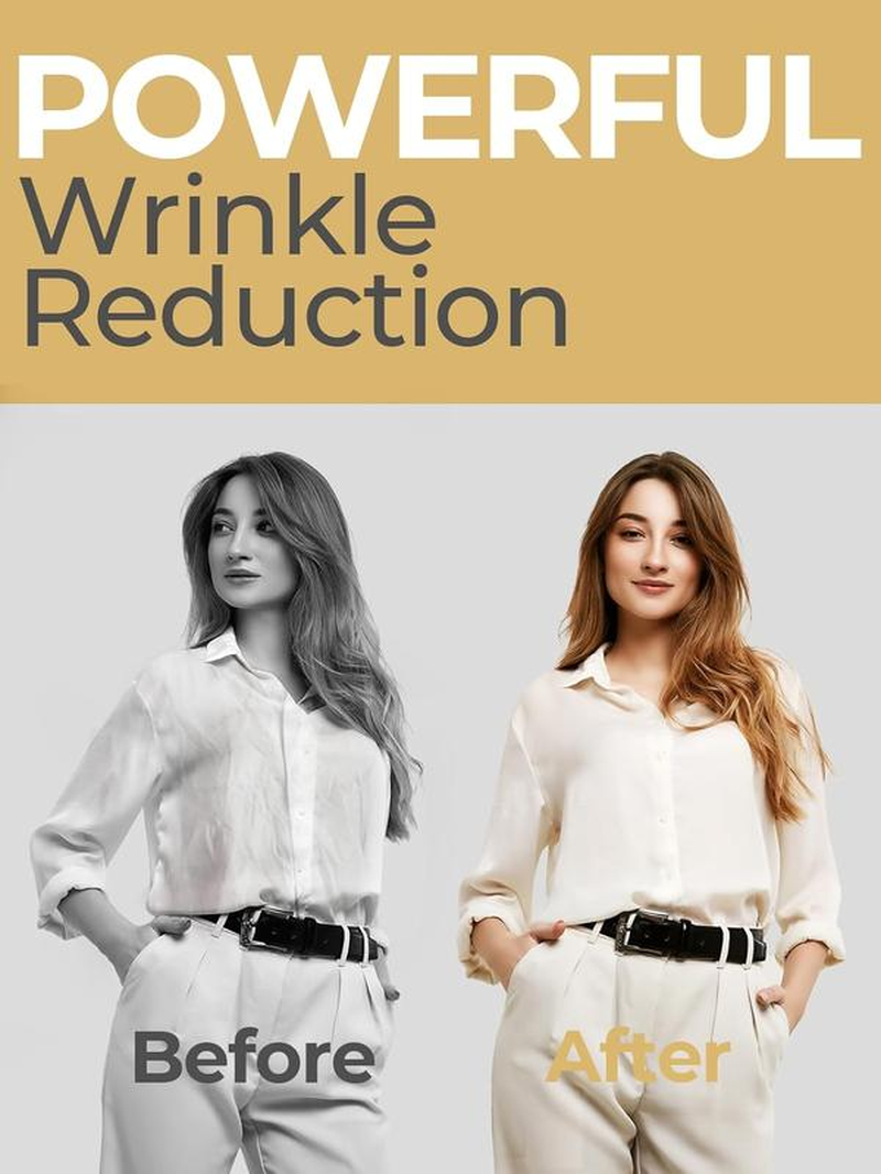 Travel Steamer & Iron for Clothes – Handheld Clothing Steamer, 10S Fast Heating, 4 Modes, LCD Display, 180° Swivel Handle, Garment Steam Wrinkle Remover 2-In-1 for Home and Business