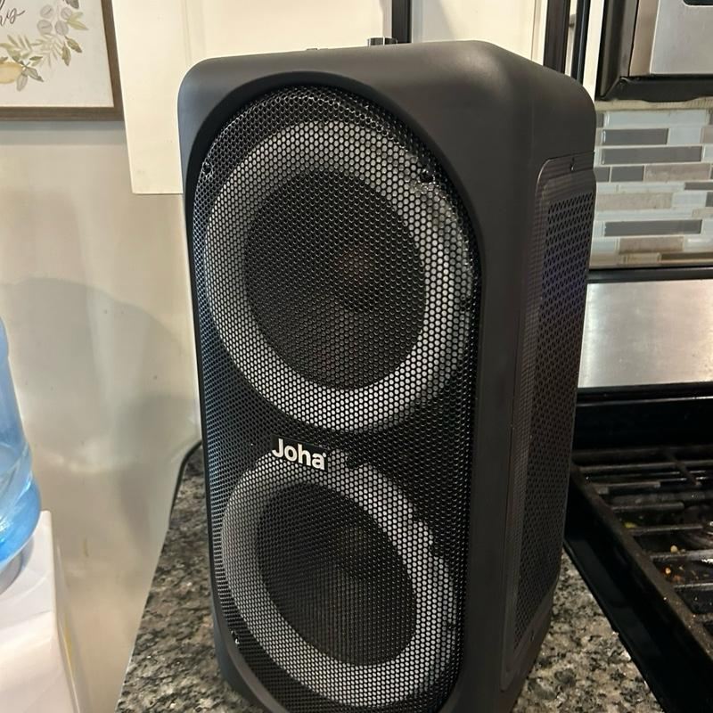 Joha Brand New 7000W Wireless Portable Bluetooth Party Speaker with Colorful LED Lights Audio Connection