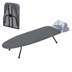 Metal Mesh Panel Tabletop Ironing Board | Foldable Iron Board | Duty Small Iron Board with Heat Resistant Cover and 100% Cotton 8Mm Thicken Pad | 31.5"X11.8"X6.2"