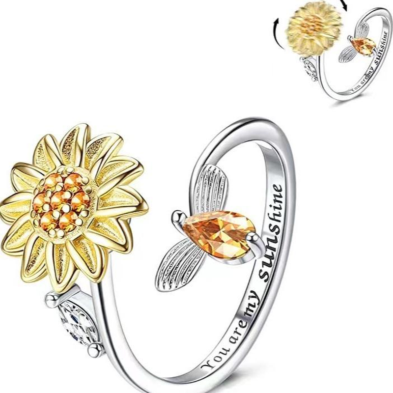 Worry Ring Spinner Worry Rings-Fidget Ringsfidget Ring Spinner Ring