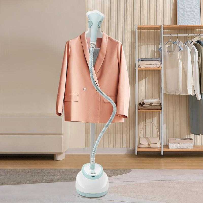 Garment Steamer for Clothes Standing Flat Hanging Ironing Suitable for All Fabric Types, Rapid Heats, with Garment Hanger, Ironing Board, Ironing Gloves
