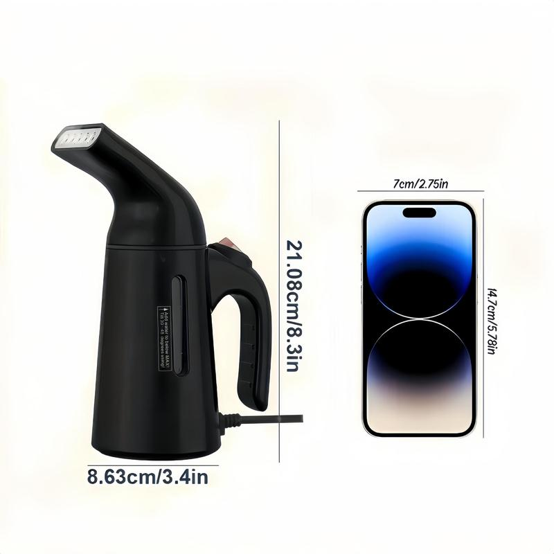 Portable Handheld Fast Heating Garment Steamer, Household 120Ml Water Tank Ironing Machine for Travel & Home Use