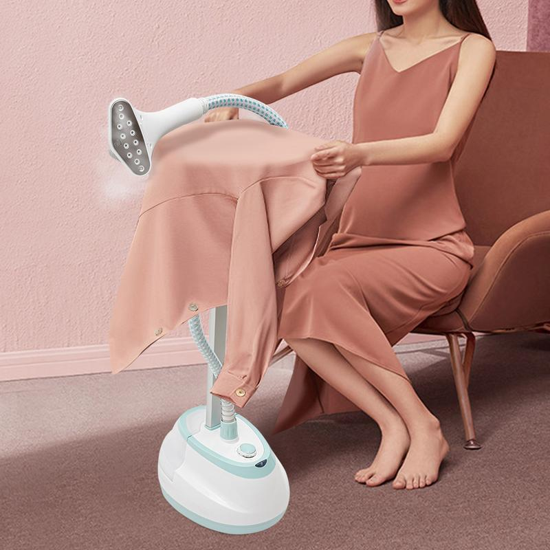 Garment Steamer for Clothes Standing Flat Hanging Ironing Suitable for All Fabric Types, Rapid Heats, with Garment Hanger, Ironing Board, Ironing Gloves