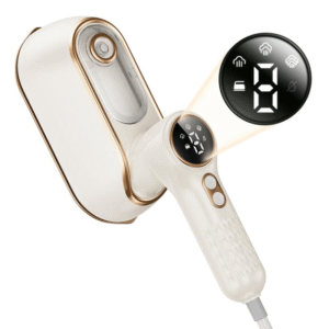 Travel Steamer & Iron for Clothes – Handheld Clothing Steamer, 10S Fast Heating, 4 Modes, LCD Display, 180° Swivel Handle, Garment Steam Wrinkle Remover 2-In-1 for Home and Business