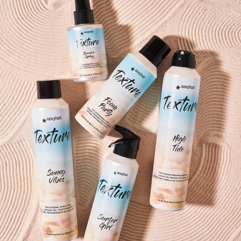 Sexyhair Texture Surfer Girl Dry Texturizing Spray | Buildable Texture & Volume | Style Memory & Low Hold | Lightweight, Invisible Formula | Coconut Scent | 6.8 Oz - Image 5