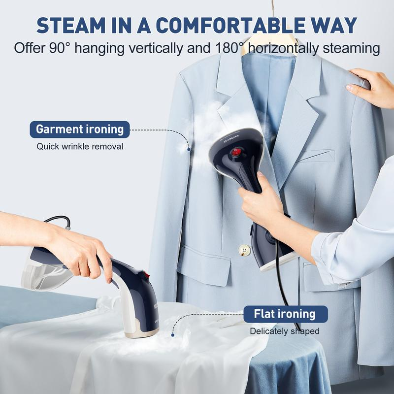 Travel Steam Iron,1200W Portable Steam Iron for All Fabrics,30 Seconds Heat Up, Fast Wrinkle Removal,300Ml Handheld Garment Steam Iron for Home,Office (Only for 120V)，0Ml Handheld Garment,Father’S Day Gifts for Dad
